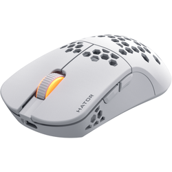 Mouse wireless Hator Stellar Pro, alb