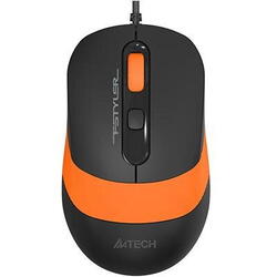 Mouse A4tech cu fir, 1600 DPI, ng/orange