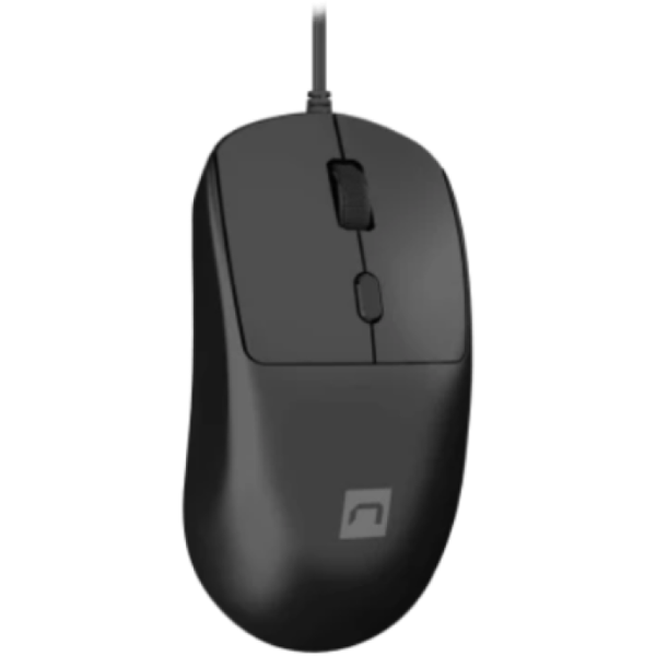 Mouse cu fir NATEC HAWK 2 2400DPI, negru