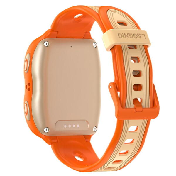 Smartwatch LAGENIO pentru copii cu Functie Telefon  AI K11, Conexiune 4G, 1.78inch AMOLED, camer de 5 MP, Apel Video, Mesaje, Localizare GPS, Control Parental, Buton SOS, IP68, 800 mAh, Portocaliu