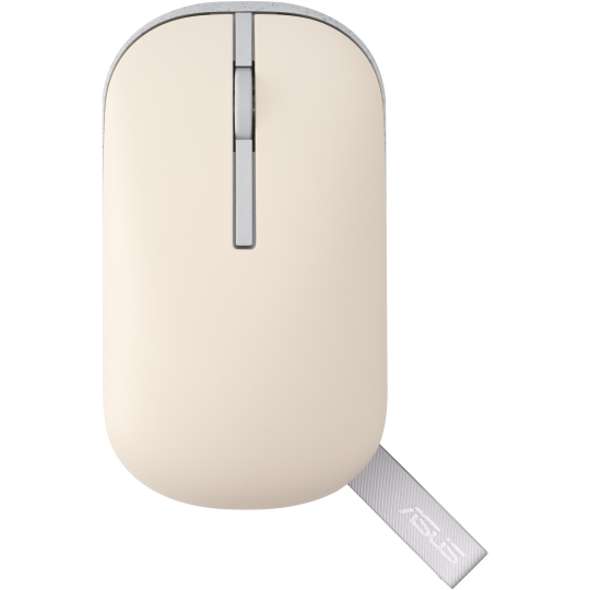 Asus MD100 MOUSE PUR BT 5.0 + RF 2.4GHZ 90XB07A0-BMU010,Weight:0.22 Oat Milk Color for WW, with Green Tea Latte cover included, Dimensions: 107mm (L) x 60mm (W)x 27,8mm (H), Weight: 56g,
