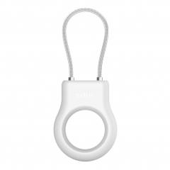 Belkin Secure Holder w Wire Cable - Airtag - White