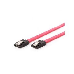 GEMBIRD CC-SATAM-DATA-0.3M Serial ATA III 30 cm Data Cable metal clips red