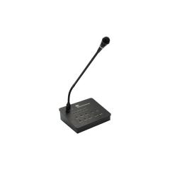 Microfon audio pentru 6 zone ITC T-216, pentru sisteme de Public Address (PA), output 1V/600Ω, frequency response 80-16KHz (+1/-3dB ),comunicare RS458,  distanta de comunicare 1km, alimnetare 24V, dimensiuni 170x142x54mm, greutate 920g