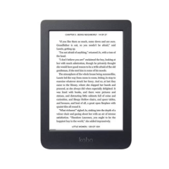 Kobo Nia e-Book Reader|E Ink touchscreen 6 inch|1024 × 758|8 GB|900 MHz/256 MB|1 x micro USB|Greutate 0.172 kg|Wireless Da|Comfort Light|12 different fonts and over 50 font styles|15 file formats supported natively|Black