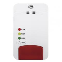 Kit senzor gaz inteligent si electrovalva PNI Safe House Smart Gas 300 WiFi cu alertare sonora, aplicatie de mobil Tuya Smart, integrare in scenarii si automatizari smart cu alte produse compatibile Tuya
