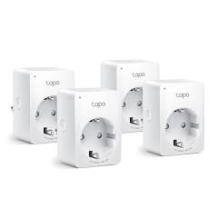 TP-LINK Mini Smart Wi-Fi Socket Energy Monitoring 4Pack 100-240V Max Load 16A 50/60Hz 2.4GHz Wi-Fi networking