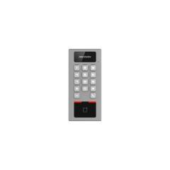 Terminal Access Control DS-K1T502DBWX Supports up to 256 GB SD card memory,IP65 & IK09 protections, as well as increased stability with zinc alloy materials,Card Capacity:100,000; Event Capacity:300,000;Card Type M1 card;DESfire card, Working Temperature: