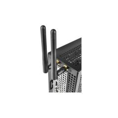 Wi-Fi Kit Kitul Wi-Fi ASRock M.2 include modulul Wi-Fi Intel® AC-3168 M.2 si doua antene oferind conectivitate wireless pentru seria DeskMini.