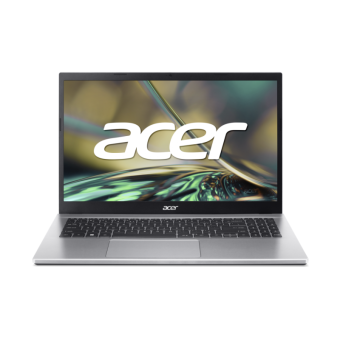 Laptop Acer Aspire 3 A315-59, 15.6" Full HD, IPS, 60 Hz, Intel Core i5-1235U (12 MB Smart Cache, 3.3 GHz with Turbo Boost up to 4.4 GHz), 8GB, 512 GB, Intel UHD Graphics, No OS/ Boot-up Linux, Pure Silver, 2-year