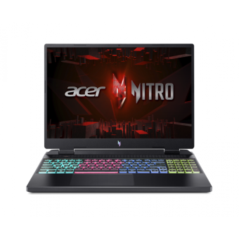 Laptop Acer Nitro 16AN16-51, 16" display with IPS  (In-Plane Switching) technology, WUXGA 1920 x 1200, 165Hz with LED backlit, 100% Srgb, non-glare, 16:10 aspect ratio, Intel® Core™ i5-1335U, 12C (4P + 8E) / 16T, P-core up to 4.7GHz, E-core up to 3.5GHz, 