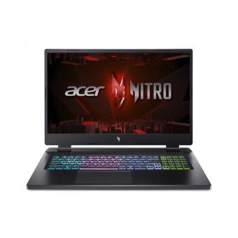 Laptop Acer Nitro 17AN17-51, 17.3" display with IPS  (In-Plane Switching) technology, QHD, 165Hz with LED backlit, 100% DCI-P3 (non- glare), 16:9 aspect ratio, Intel® Core™ i5-13500H, 12C (4P + 8E) / 16T, P-core up to 4.7GHz, E-core up to 3.5GHz, 18MB, vi