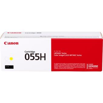 Toner Canon CRG055HY Yellow capacitate 5.9k pagini, pentru LBP66x, MF74x.