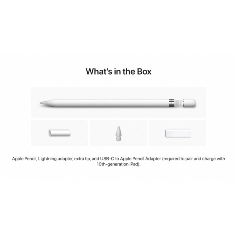 Apple Pencil (1stGeneration) with Lightning Adapter for Ipad Pro 12.9